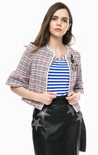 Хлопковый жакет с нашивками Gaudi