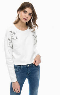 Белый свитшот с декоративной отделкой Silvian Heach