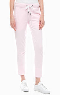 Розовые трикотажные брюки джоггеры Juvia