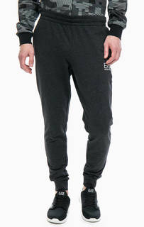 Брюки в спортивном стиле с манжетами EA7