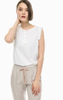 Хлопковая блуза белого цвета Kocca