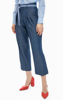 Синие брюки с поясом Kocca