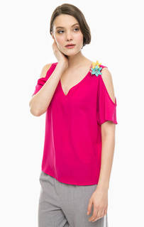 Блуза цвета фуксии с открытыми плечами Kocca