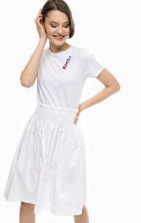 Платье из хлопка белого цвета Kocca