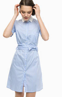 Платье-рубашка в полоску с поясом Kocca
