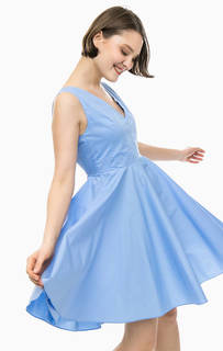 Синее платье с расклешенной юбкой Kocca