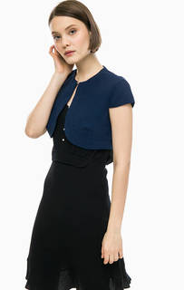 Синий жакет с короткими рукавами Kocca