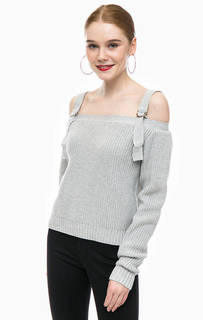 Хлопковый джемпер с открытыми плечами Glamorous