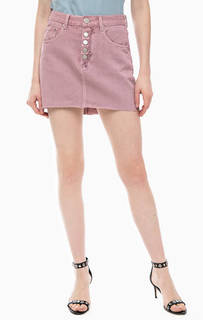 Короткая розовая юбка на болтах Glamorous