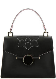 Кожаная сумка с короткой ручкой Tosca BLU