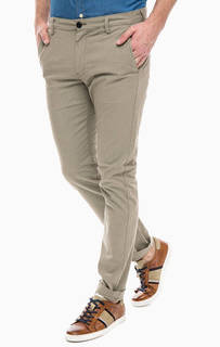 Бежевые брюки чиносы Lee