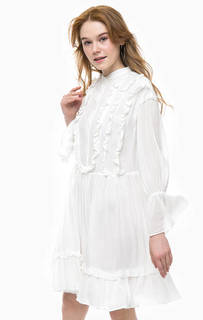 Белое платье из вискозы Glamorous