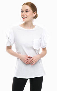 Хлопковая футболка с карманом Glamorous