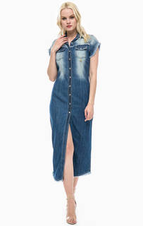 Платье-рубашка из денима MET