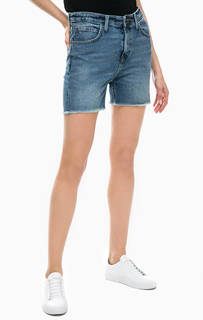 Джинсовые шорты с потертостями Lee