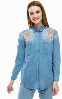 Джинсовая рубашка с вышивкой Mavi