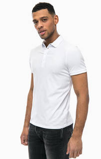 Хлопковая футболка поло белого цвета Mavi