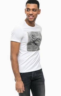 Хлопковая футболка с нашивкой Mavi