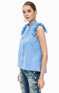 Хлопковая рубашка свободного кроя Kocca