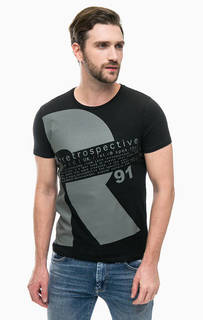 Хлопковая футболка с принтом Mavi