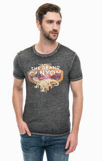 Серая футболка с принтом Mavi