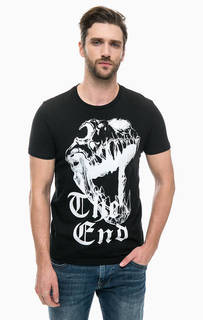 Хлопковая футболка с принтом Mavi