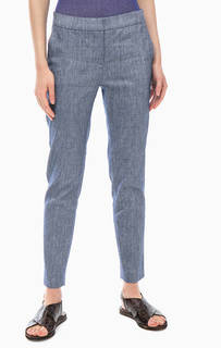 Зауженные брюки с высоким содержанием льна Stefanel