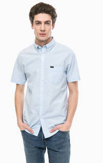 Хлопковая рубашка в клетку с карманом Lee