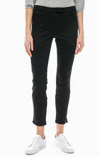 Укороченные черные брюки из хлопка Marc Opolo