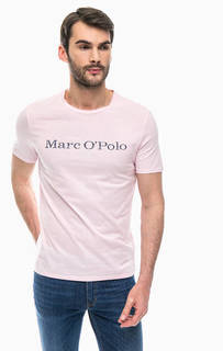 Хлопковая футболка с принтом Marc Opolo