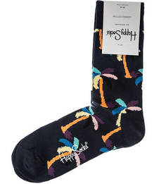 Синие носки из хлопка Happy Socks
