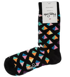 Высокие хлопковые носки Happy Socks