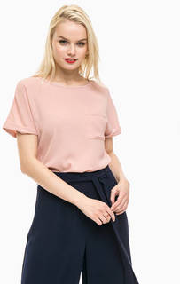 Блуза кораллового цвета с короткими рукавами Vero Moda