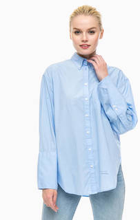 Хлопковая рубашка оверсайз Gant