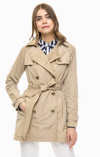 Бежевый двубортный тренчкот Michael Michael Kors