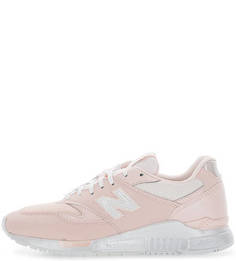 Розовые кроссовки с вкладной стелькой New Balance