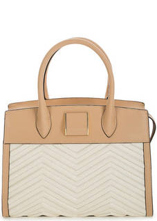 Кожаная сумка с короткими ручками Dkny