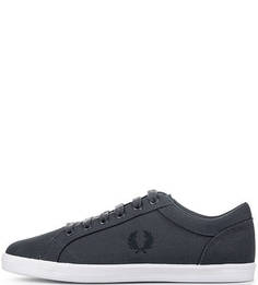 Текстильные кеды на шнуровке Fred Perry