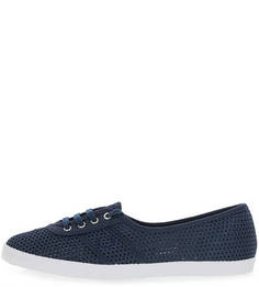 Синие текстильные кеды Fred Perry