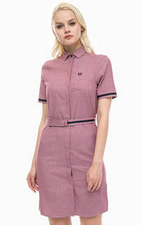 Платье-рубашка с нагрудным карманом Fred Perry