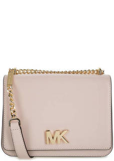 Кожаная сумка с откидным клапаном Michael Michael Kors