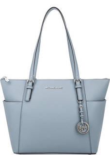 Синяя сумка из натуральной кожи Michael Michael Kors