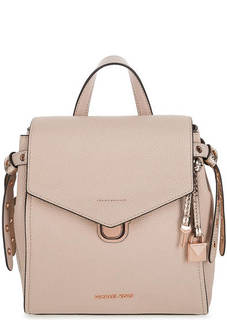 Маленький кожаный рюкзак с тонкими лямками Michael Michael Kors