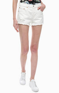 Белые джинсовые шорты 501® SHORT Levis®