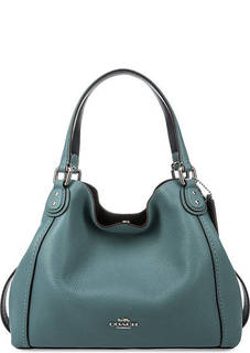 Кожаная сумка с одним отделом Coach