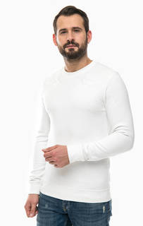 Белый хлопковый свитшот с вышивкой Jack & Jones