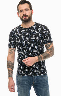 Хлопковая футболка с круглым вырезом Jack & Jones