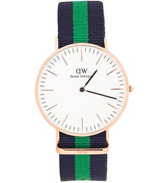 Часы со съемным текстильным браслетом Daniel Wellington