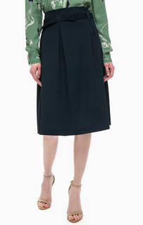 Однотонная трикотажная юбка с поясом Vero Moda