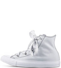 Высокие кеды серого цвета Converse
